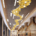 Contemporary hotel designedchandelier light